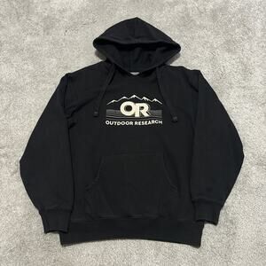 Outdoor Research Hoodie Men's Black Pullover Size Small